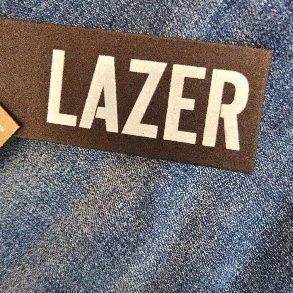 Lazer Men's Straight Leg Opening Regular Fit Blue Distressed Jeans Size 36x32 - Picture 14 of 14